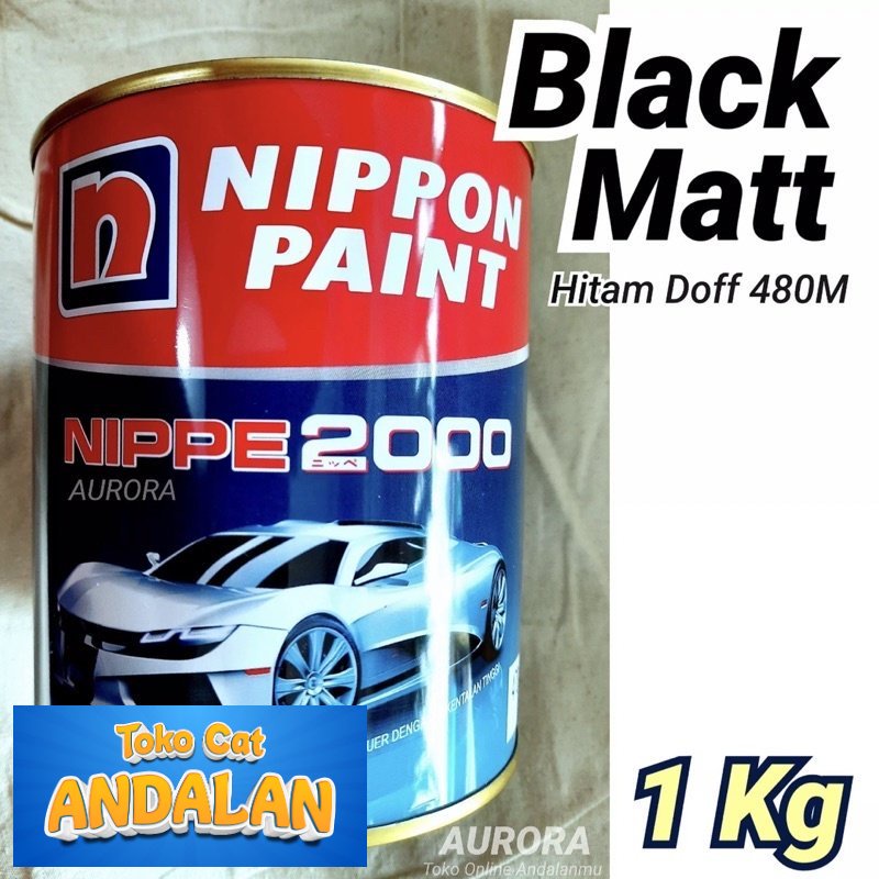 

Toko Cat Andalan - CAT NIPPE 2000 BLACK MATT 1kg HITAM DOFF 480 NIPPON PAINT duco duko diko motor mobil sepeda Toko Cat Andalan Motor dan Mobil