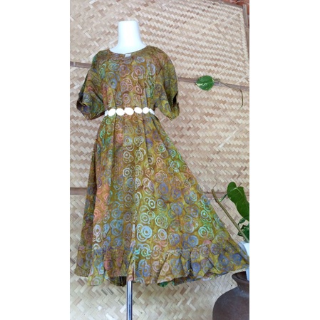 daster pendek batik kinanthi