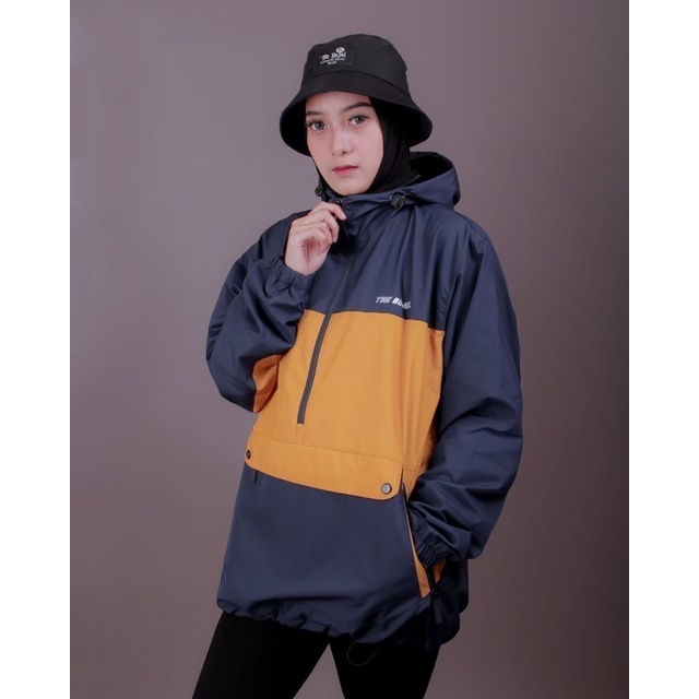 The Bojiel Daily - Navy Kuning Jaket Cougle Jaket Parasut Jaket Pria Jaket Outdoor