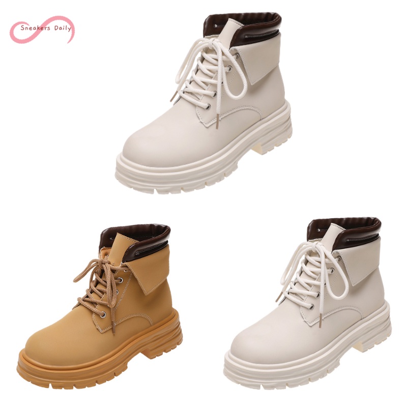 COD Sneakersdaily 1140 Sepatu Sneakers BOOTS WEDGES Wanita Import Premium