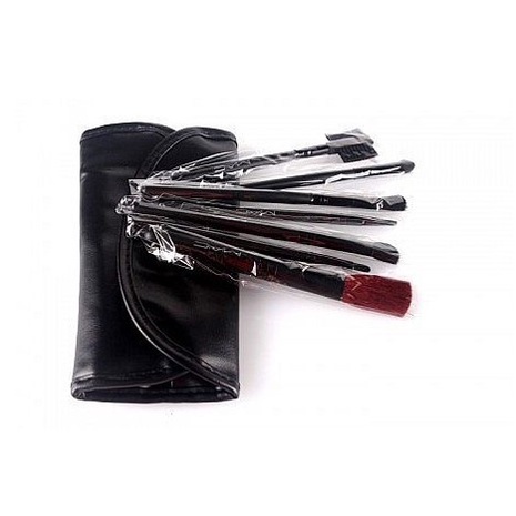 Kuas Make Up Set 7 Kuas Makeup 7 in 1 Profesional Brush Alat Rias Wajah Kuas With Pouch Halus Simpel