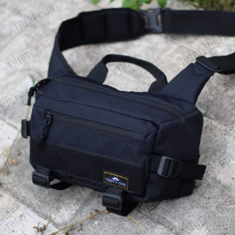 Tas Selempang / Tas Selempang Tactical / Waistbag Waterproof / Tas Selempang Pria / Tas Selempang Sakone