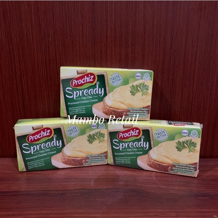 

T0P PROCHIZ CHEESE SPREADY 160GR KEJU OLES PROCHIZ SPREADY NICE