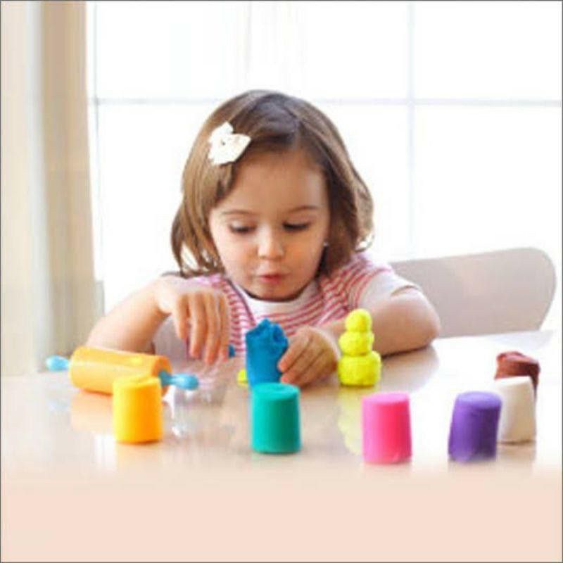 Mainan Clay Polymer Anak Rainbow / Mainan Plastisin Clay anak 12 in 1