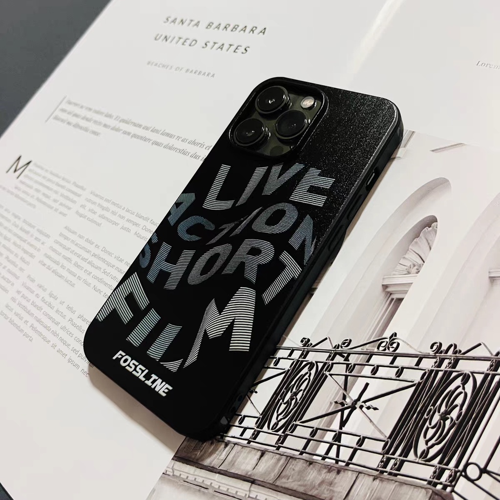 Ins Casing TPU iPhone 14 14pro 14Plus 14prm 13 13pro 13prm 11 7Plus 8Plus Xr XS 12pro Max Motif Tulisan