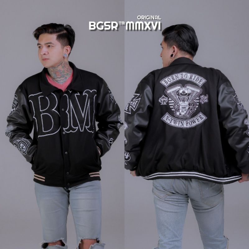 Jaket Bomber Varsity King BGSR™ MMXVI Original Men's Jacket Terizla Series  | Jaket Bomber Pria | Jaket Varsity Pria | Jaket Motor