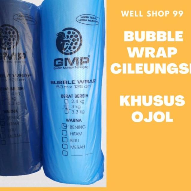 

Plastik Bubble Wrap GMP 125 cm x 50 m 3 Kg Cileungsi - Hitam, SIP +/- 2,7 kg
