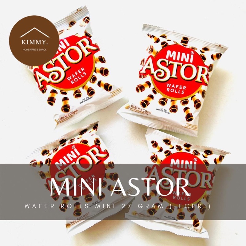 

MINI ASTOR WAFER ROLLS 20 GRAM ( KEMASAN BARU LEBIH KECIL ) / COKELAT STICK / COKLAT STIK / ASTOR ECER