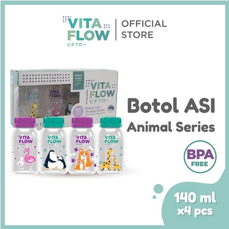 Vita Flow Botol Asi Box Botol Asi Pack Animal - Kabakids Store