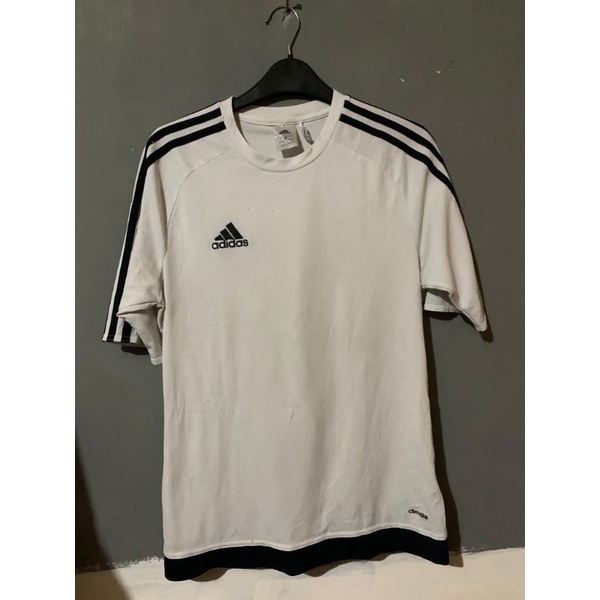 kaos Adidas 2 hitam putih dan polo lacos