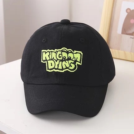 Bobo_store03 Topi Baseball Anak laki laki perempuan Karakter KINGDOMDYING Usia 3- 10 Tahun Kualitas Terbaik