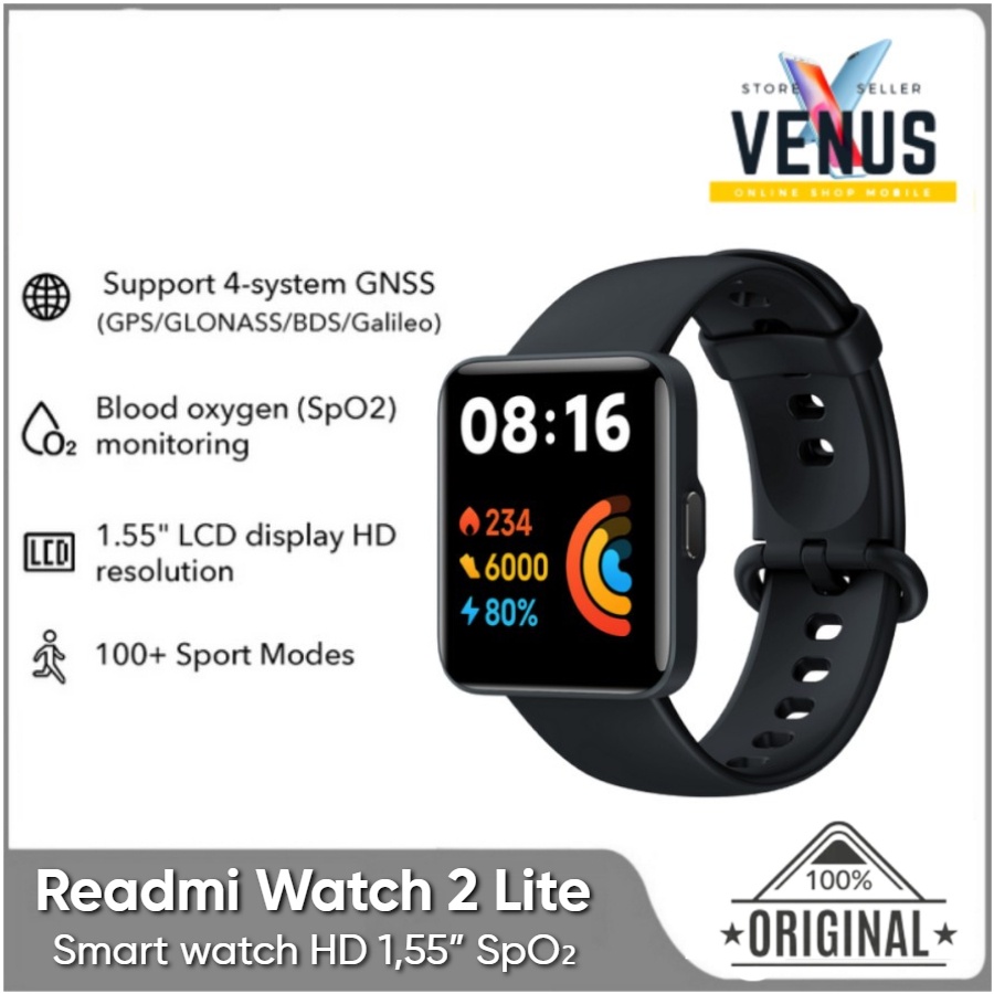 Readmi Watch 2 Lite Smart watch HD 1,55” SpO₂ redmii smartwatch