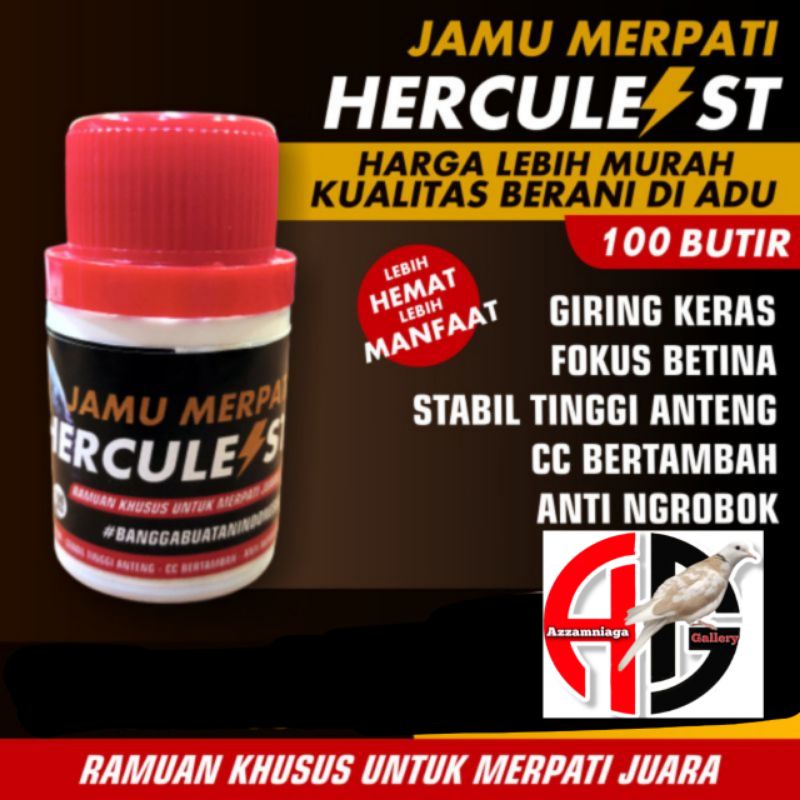 JAMU MERPATI HERCULES JAMU MERPATI JUARA JAMU HERCULEST ISI 100 BUTIR