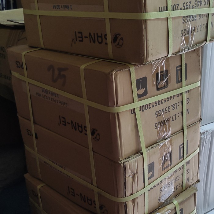 Kabel Listrik Pompa Air Submersible Isi 4 X 0.75 - 30 Meter Temabaga Cod