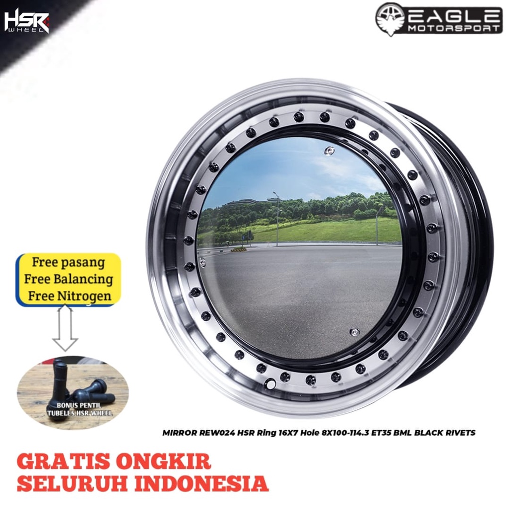 VELG MOBIL R16 RING 16 ORIGINAL HSR MIRROR REW024 VELG MOBIL AVANZA XENIA JAZZ YARIS