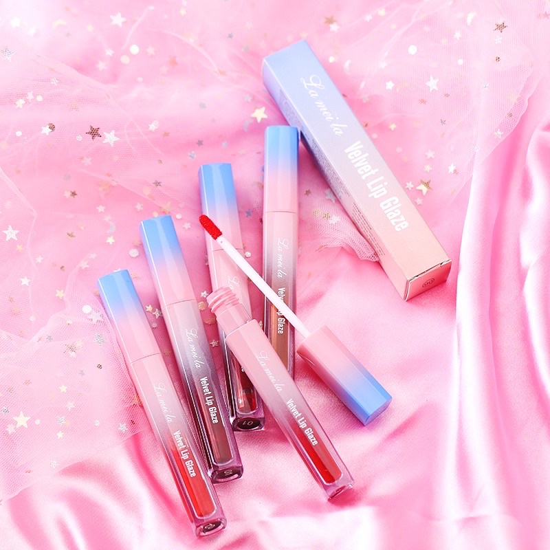 [READY STOCK SIAP KIRIM] LAMEILA Velvet Lip Glaze Liptint Premium Tahan Lama Moizturizing