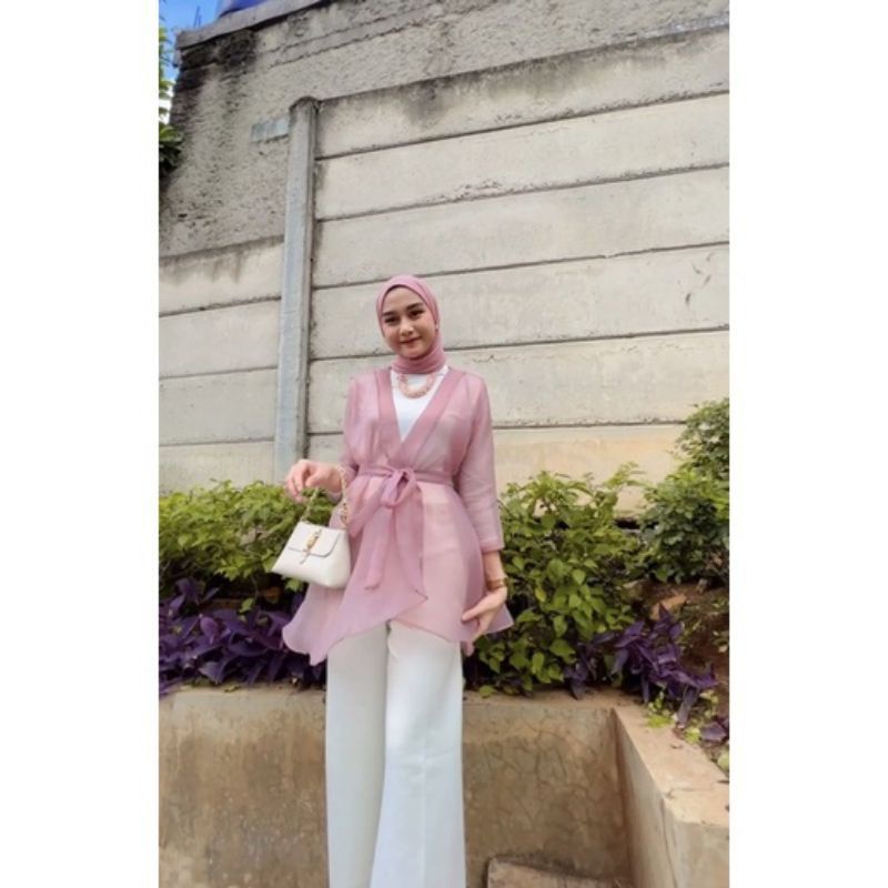 Outer Organza / Outer Kondangan / Rompi Organza / Kardigan Organza