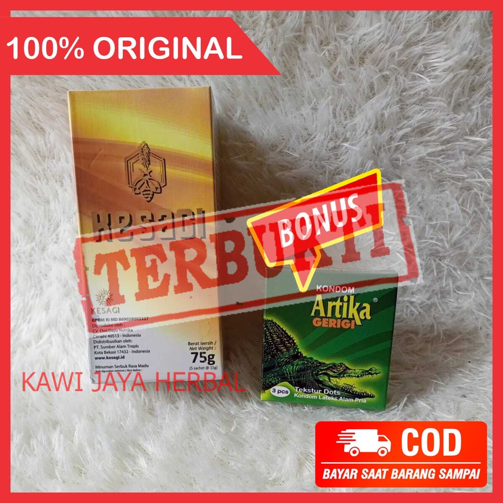 KESAGI ASLI ORI ORIGINAL OFFICIAL SACHET SUPLEMEN MADU HERBAL OBAT JAMU TAHAN LAMA KUAT PRIA OLES