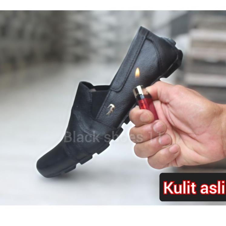 H23N SEPATU PRIA PANTOFEL  ZIPER FORMAL - SEPATU KERJA COWOK  BEST SR WPJ