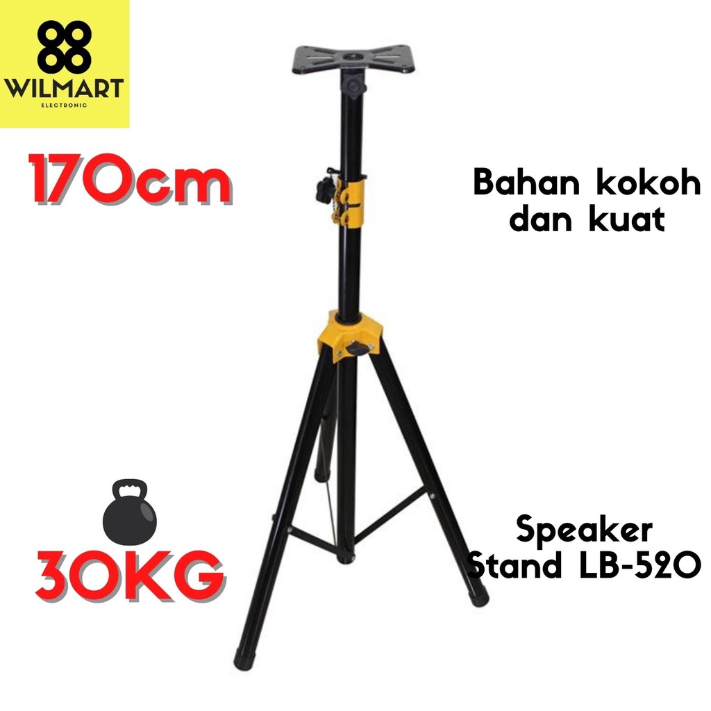 Stand Speaker Maxxis LB-720 Labass ORIGINAL | Tripod Speaker | Stand Spiker | Kokoh dan Awet