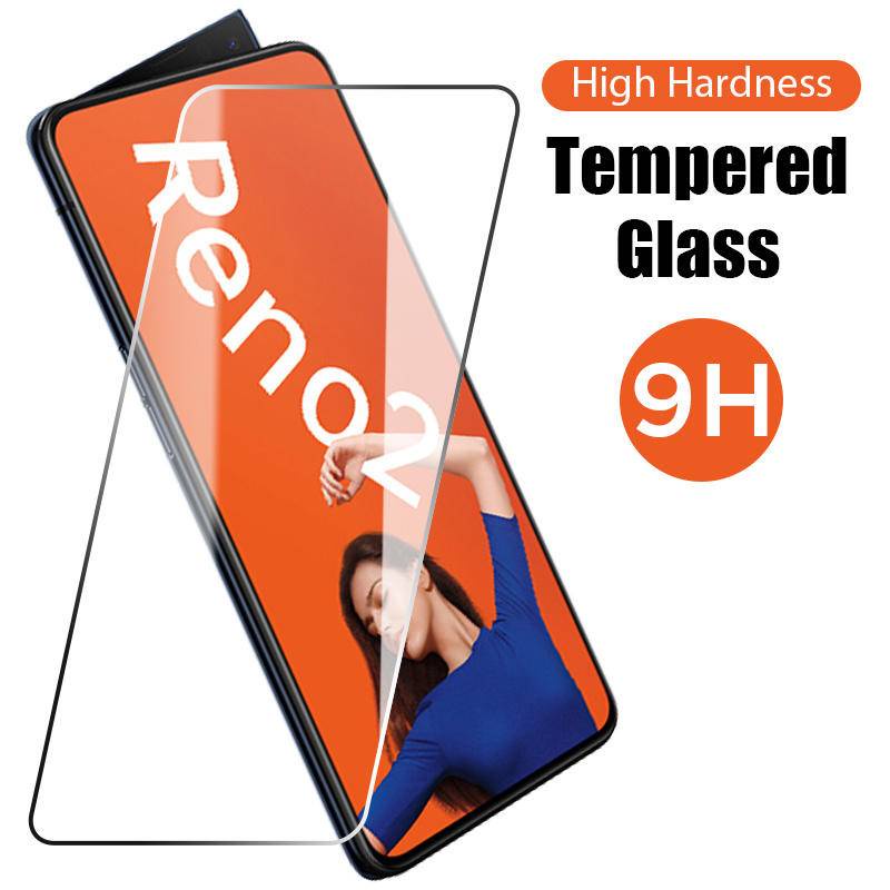 Pelindung Layar Tempered Glass HD Untuk OPPO Reno 2 3 4 5G Lite Z Ace Find X2 Lite F17 Pro