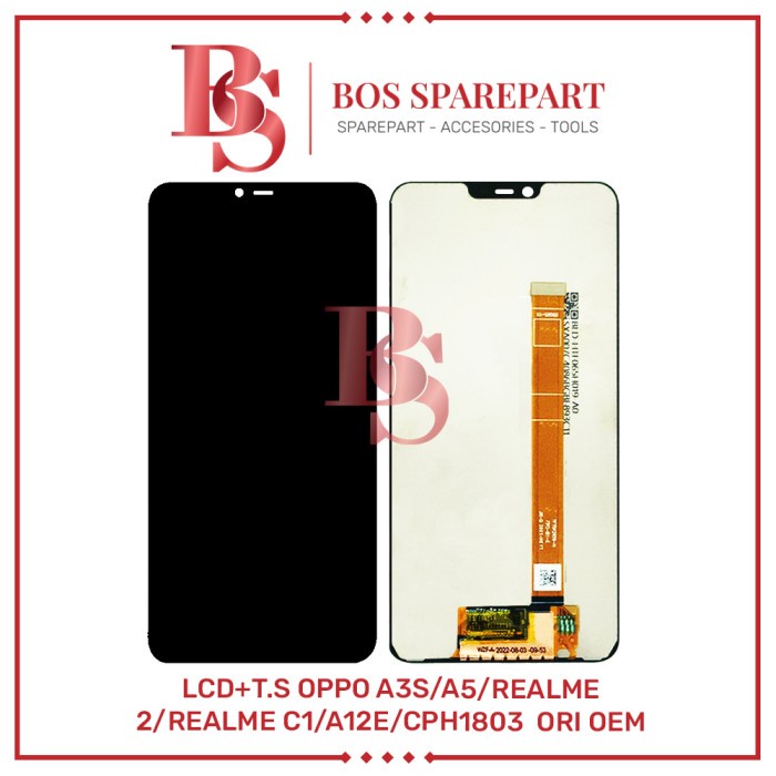 Lcd Touchscreen Oppo A3S / A5 / Realme 2 / Realme C1 / Cph1803 Ori Oem