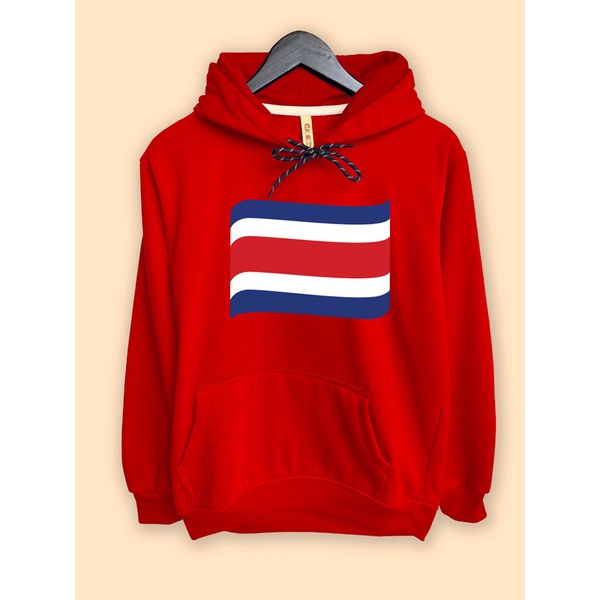 Jaket Hoodie World Cup Piala Dunia bendera Costa Rica