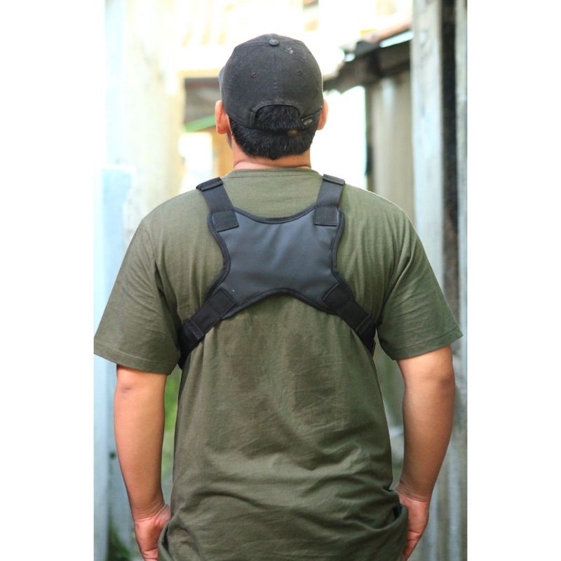 Tas dada Pria terbaru anti air Chestbag V2 Material Bimo Waterproof