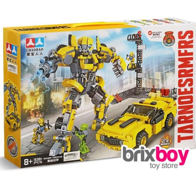Mainan Transformers Bumblebee 638Pcs Set Besar - Kado Anak Laki Laki Storikatha