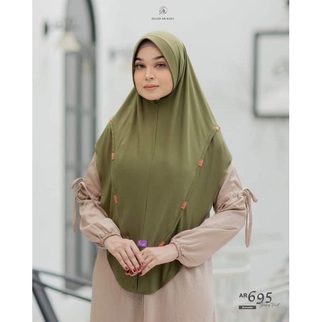 HIJAB INSTAN ARRAFI TERBARU AR 695 SUPER ADEM