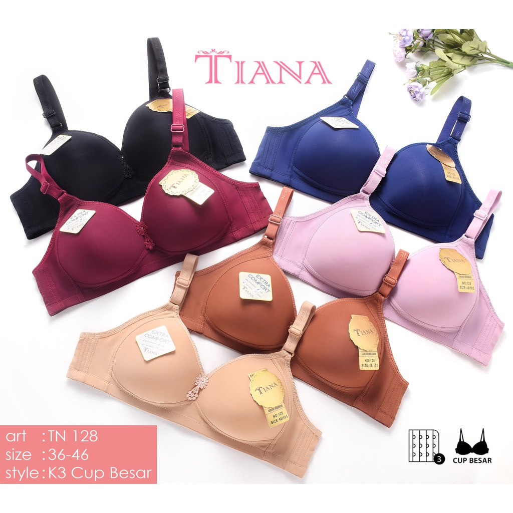 TIANA | BRA Cup Besar Kait 3 / BH Jumbo / art TN 128