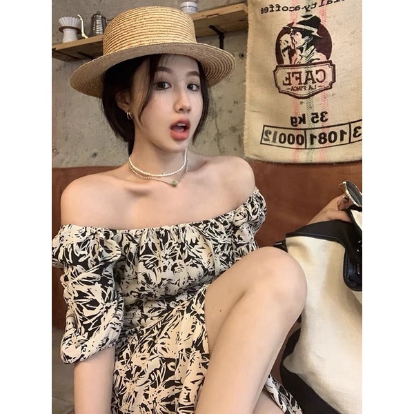 [WEARLICIOUS.CO] - HWASA DRESS | SABRINA DRESS DRESS PANTAI DRESS FLORAL PANJANG KOREA DRESS IMPORT 