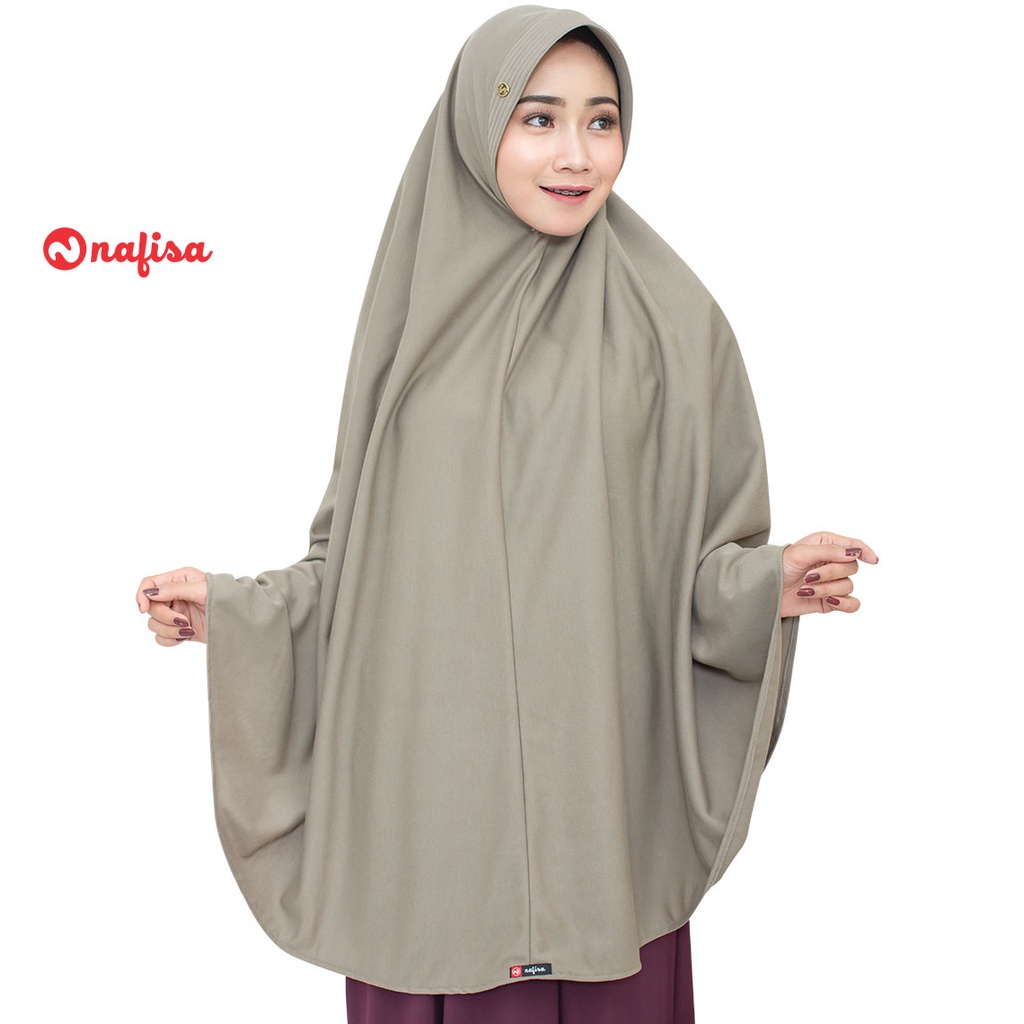 Part 3/5 -KERUDUNG Nafisa Hijab At Home - Kerudung Instan Tali - Jilbab Kaos Non Pet Size Jumbo - Super Jumbo