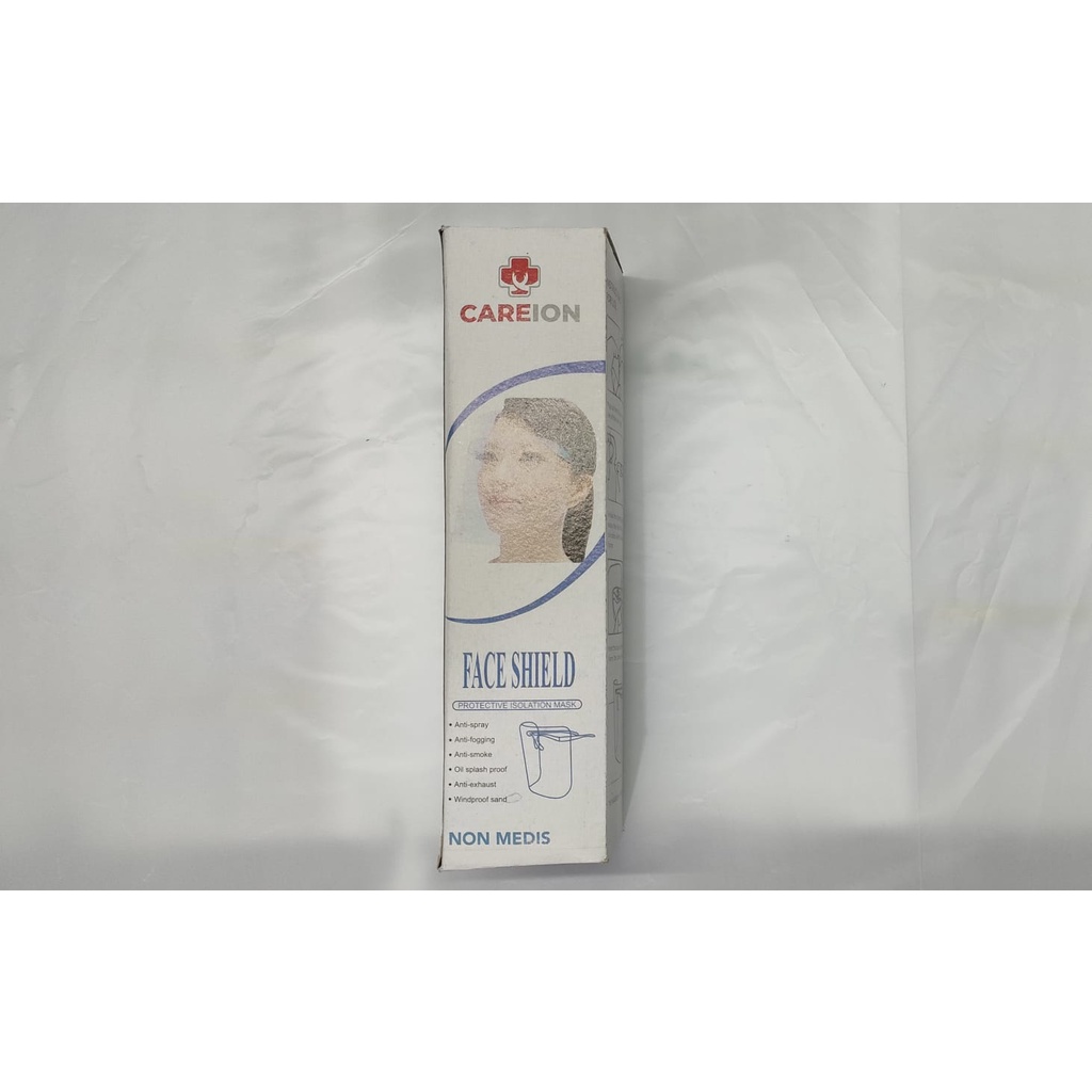 FACE SHIELD/FACE SHIELD APD/PELINDUNG WAJAH/MASKER FACE SHIELD PLUS BOX/FACE SHIELD KACAMATA MURAH