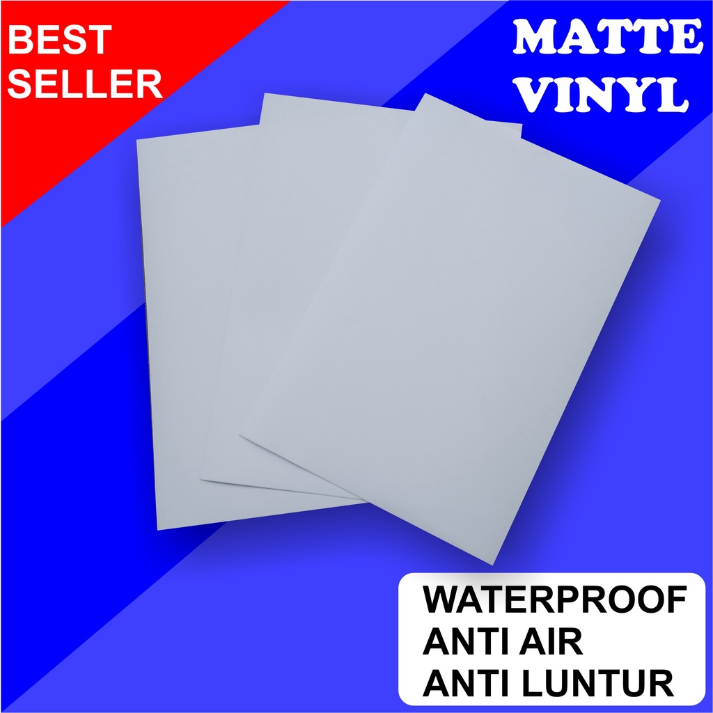 

Sticker Vinyl Matte Waterproof Anti Air Doff / Glossy [ Minimal Order 10 lembar ]