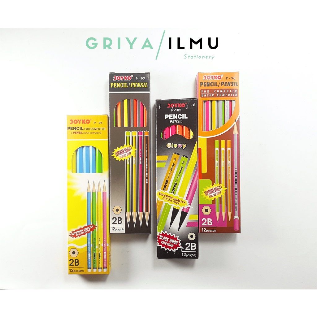 

Pensil 2B JOYKO P-93/P-94/P-96/P-97/P-98/P-102/P-107 (023054)/(023029)/(023031)/(023032)/(023030)/(023033)/(023034)