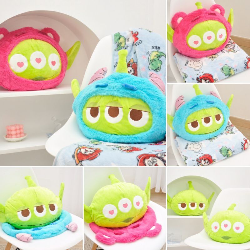 Balmut Selimut Bantal Boneka Alien Sulley Lotso Karakter Disney.