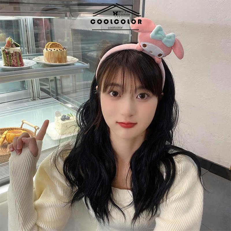 COD❤️Ikat Kepala Cinnamoroll Korea Cute Cat Telinga Rambut Band Cuci Wajah Ikat Kepala Sederhana Tekan Rambut Klip Hiasan Kepala Fashion Murah