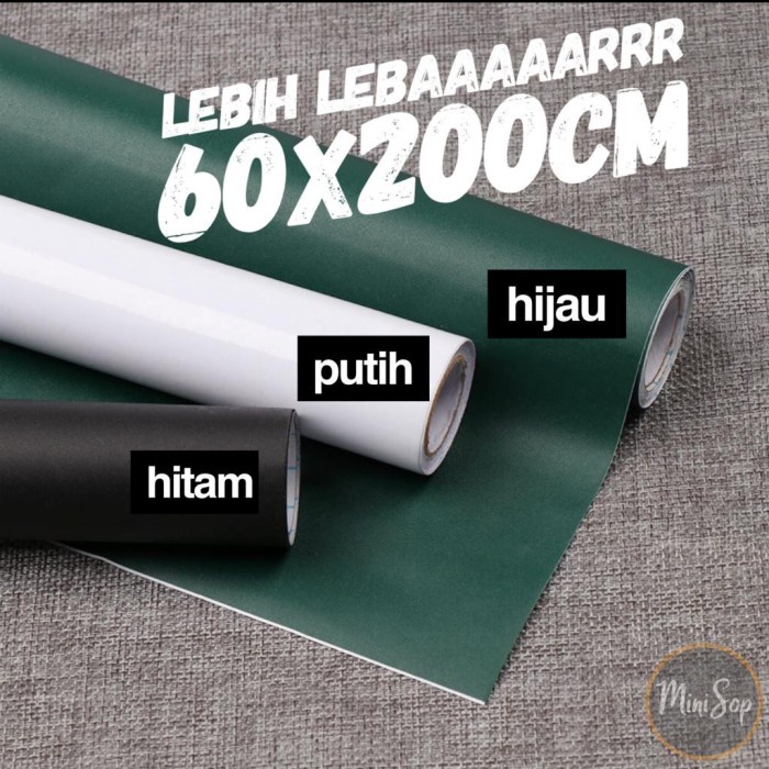 

Papan Stiker Papan Tulis We Bla Spidol Ur Putih Hijau 60 X 200 Tempel