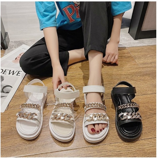sandal gunung wanita outdoor sandal gunung cewek murah kekinian sandal karet korea import 8613