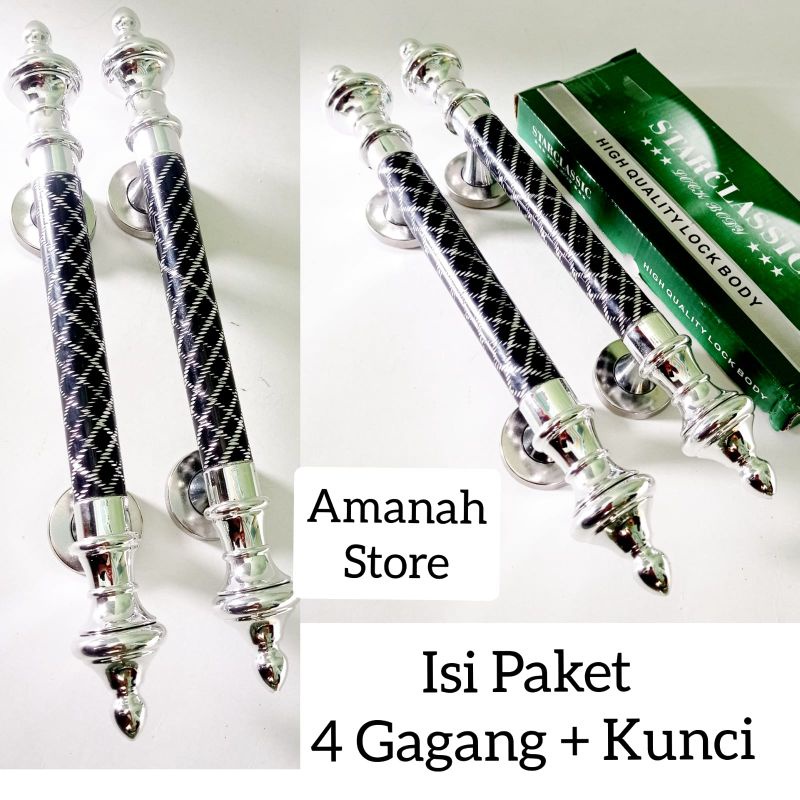 [ Ready 4 Model ] Gagang pintu rumah 1 Set Kunci Handle pintu kupu tarung