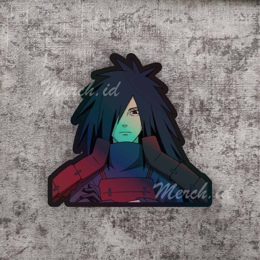 

Stiker anime hologram madara naruto