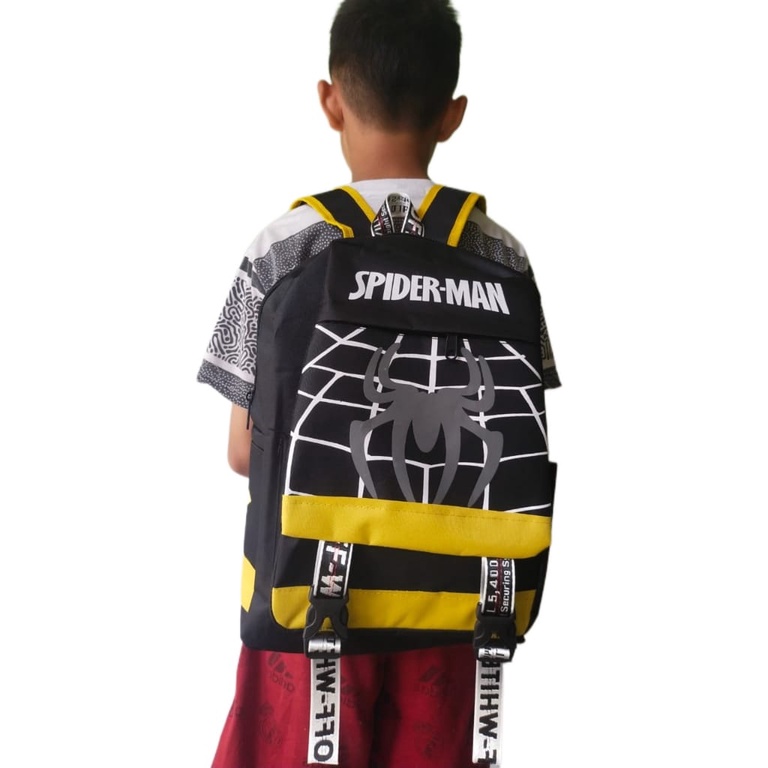 TAS RANSEL ANAK LAKI-LAKI MOTIF SPIDERMAN /  TAS RANSEL ANAK / TAS RANSEL MURAH