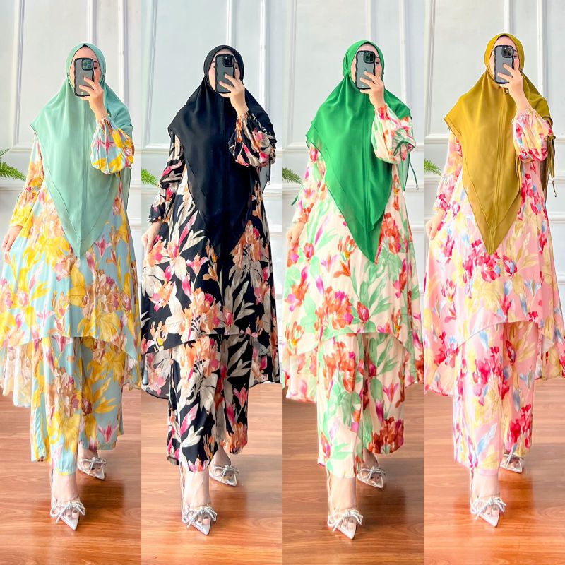 One Set Jasmine by Poppi Syari Ori