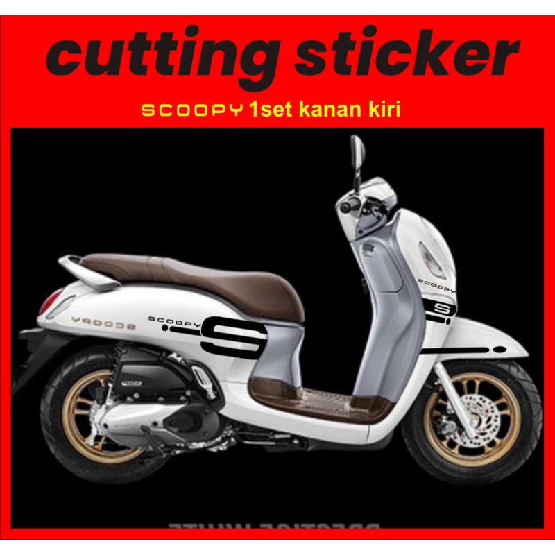 stiker cutting variasi semua scoopy