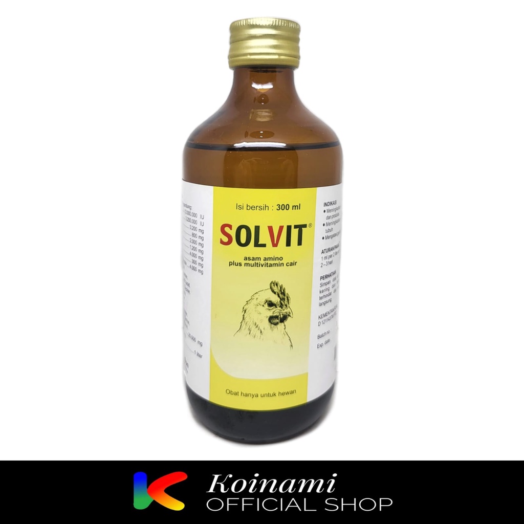 Vitamin Ayam Solvit 300ml / Medion