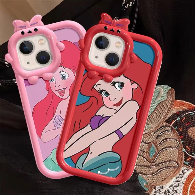 Soft Case Silikon Motif Putri Duyung Untuk iPhone 14 13 12 11 Pro Max X Xr Xs Max 8 7 6 6s Plus