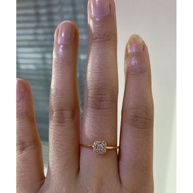 Cincin hwt simpel ringan kadar 375