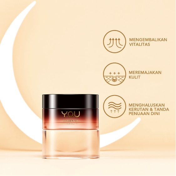 YOU Golden Age Revitalizing Night Cream 30g[Overnight Skin Reviving Complex]