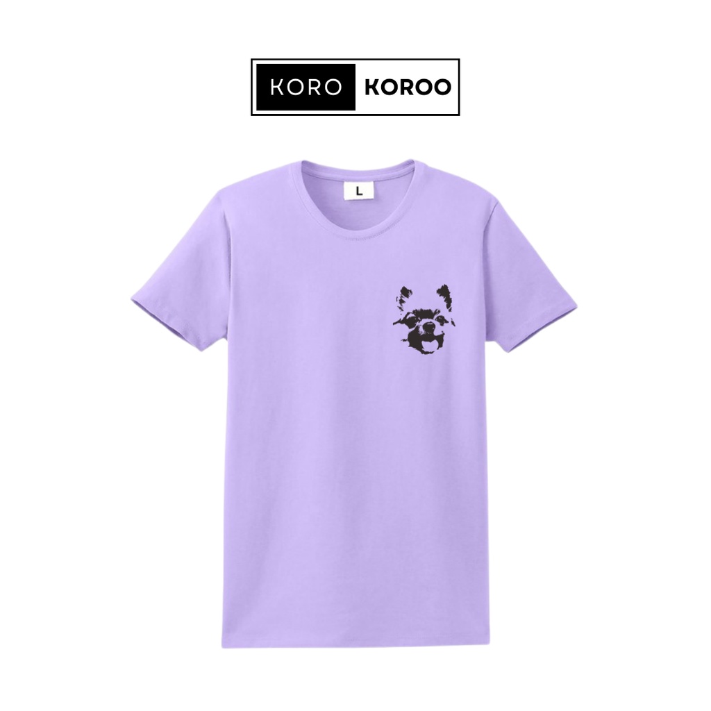 DOG TSHIRT / Kaos Siluet Anjing Minipom Michi
